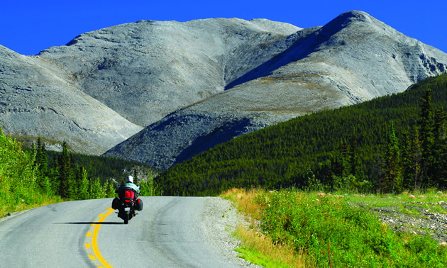 Taking your motorcycle on the Deh Cho Route is an amazing experience.