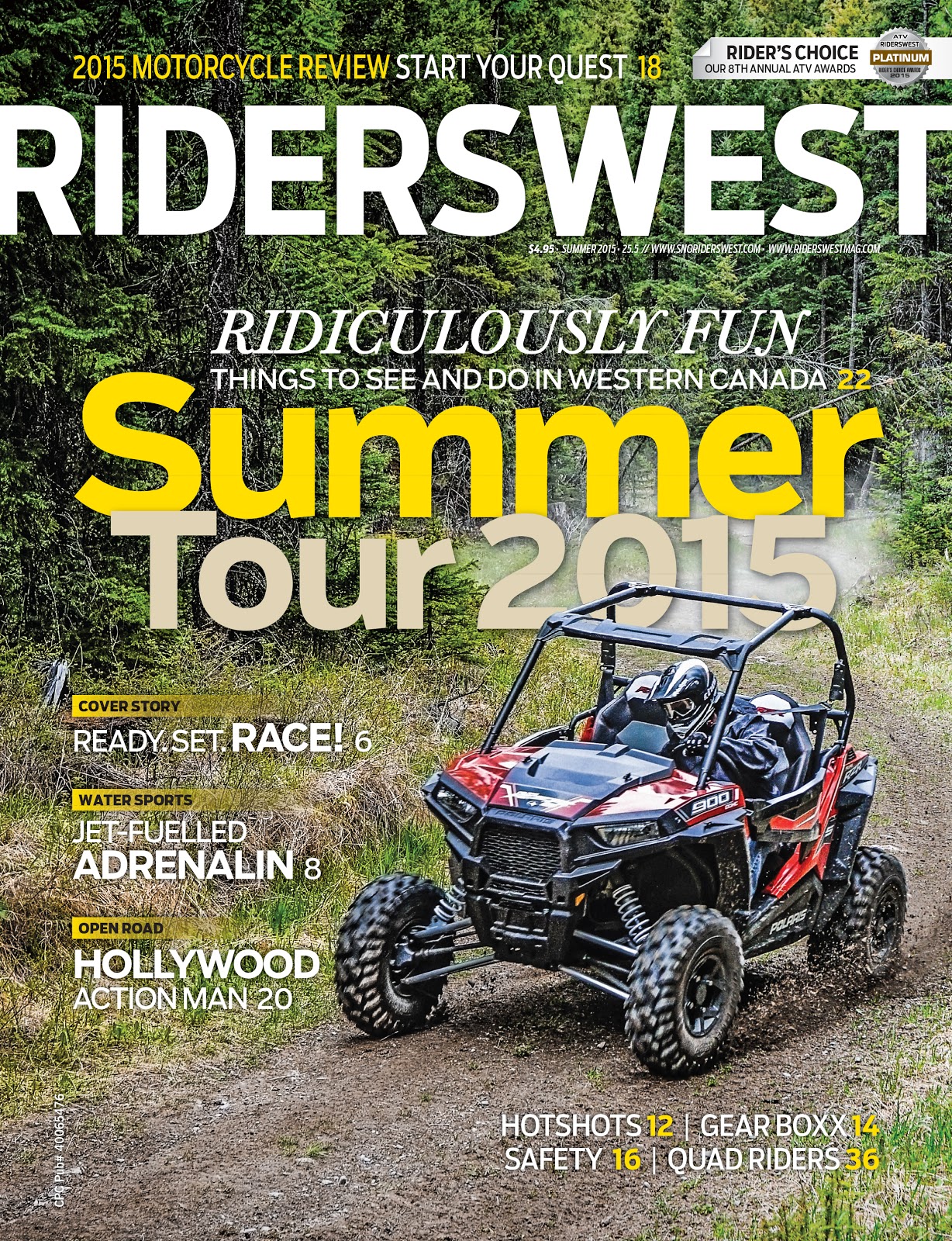 RidersWest Summer 2015 Cover