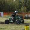 ATVs' racing off a start line