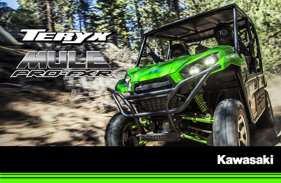 Kawasaki side x side vehicle