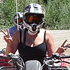 Woman on an ATV 
