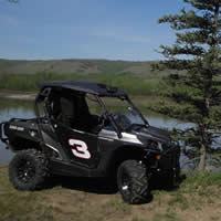 atv in the mountains
