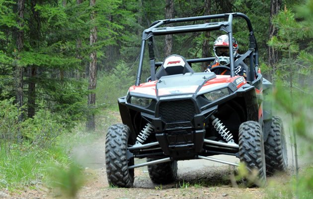 Riding a side by side in B.C. 