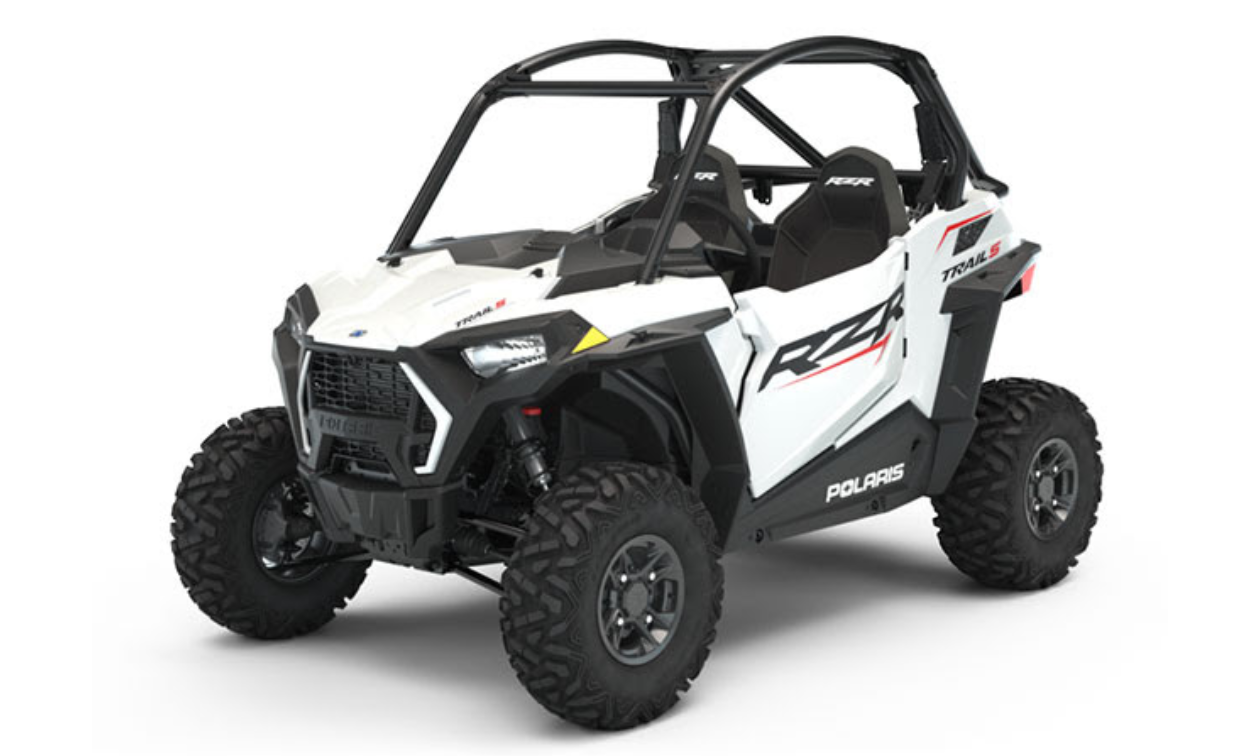 White Polaris RZR Trail S 900 Sport