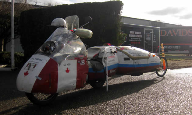 A podcycle motorcycle