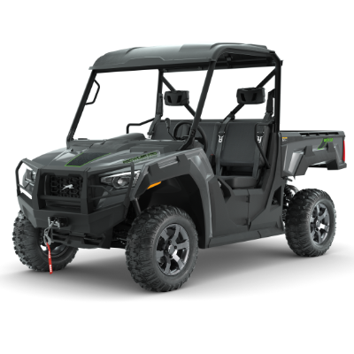 A stock photo of a green Arctic Cat Prowler Pro