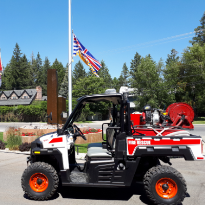 Cranbrook Fire & Emergency Services recently purchased a Bobcat side-by-side