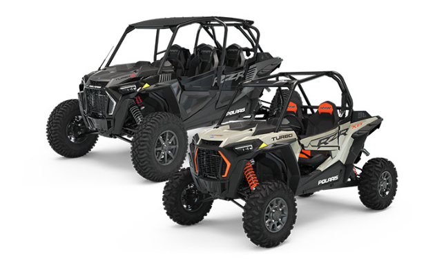 2021 RZR XP Turbo and Turbo S

Featuring improved clutches for enhanced durability across the long haul. Available in 2-seat and 4-seat. Explore XP Turbo 2-seat and Turbo S 4-seat.