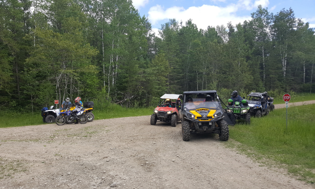 Dawson Trail is an historic setting and a great place to quad.