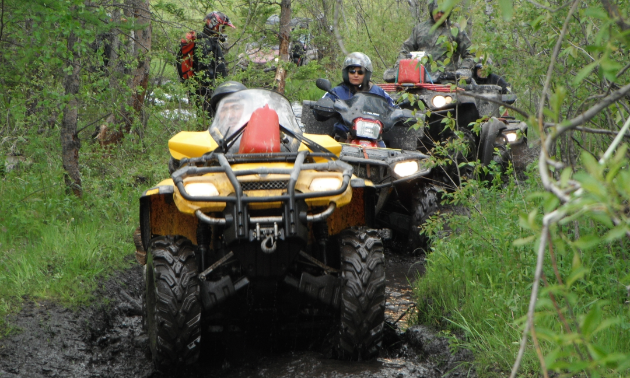 Don’t be afraid of getting a little mucky along the Eastman Trail.