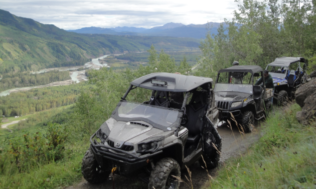 Smoky River snakes through Grande Cache and beyond. 