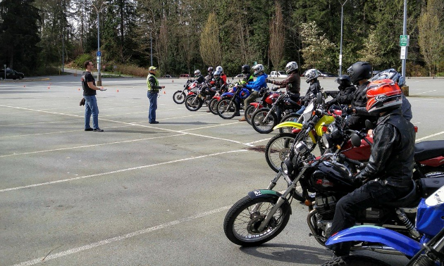 New riders benefit from participating in training programs such as the one offered by ProRide Motorcycle Training in Vancouver. 