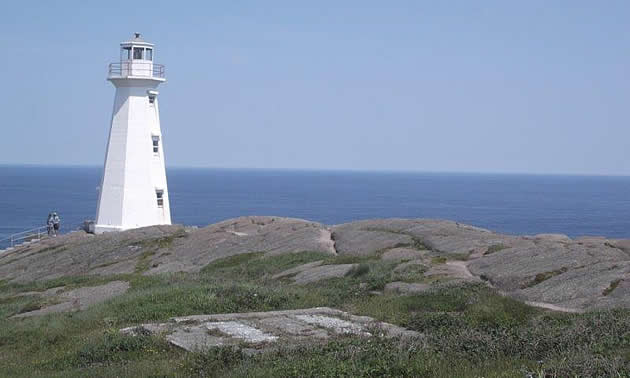 Lighthouse at Cape Spear, Newfoundland. 