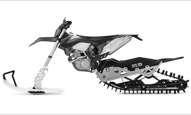 Camso DTS 129 dirt-to-snow bike conversion system. 