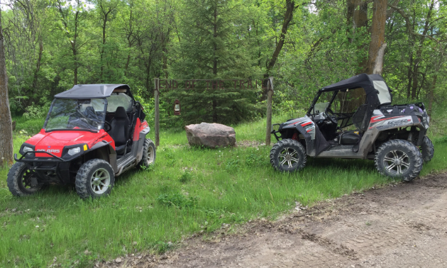 Duncan likes his side-by-side Polaris Razor S 800 EFI because his wife can drive while he enjoys the views.