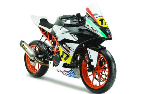 The 2017 KTM RC Cup Racebike