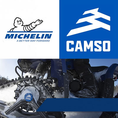 Michelin and Camso logos. 
