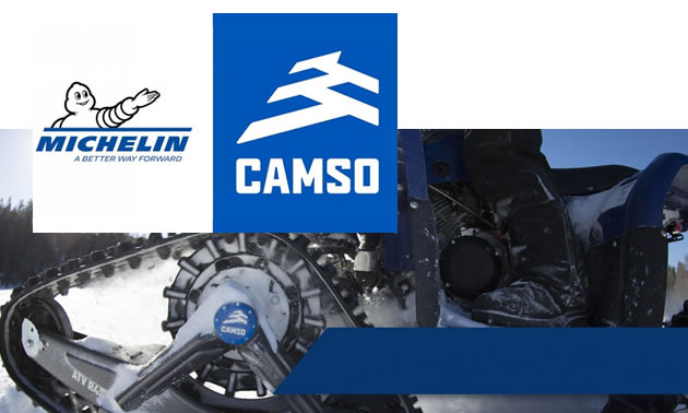 Michelin and Camso logos. 