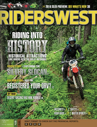 RidersWest Spring 2015 cover