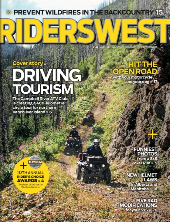 RidersWest cover - Summer 2017
