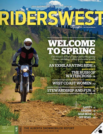 RidersWest Magazine cover