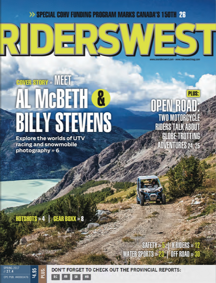 Cover of Spring 2017 RidersWest