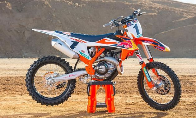The KTM 450 SX-F Factory Edition
