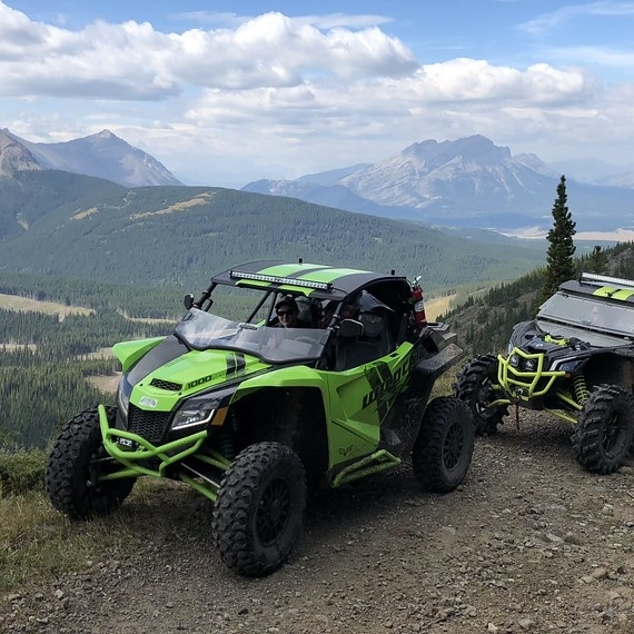 ATVs on the mountain
