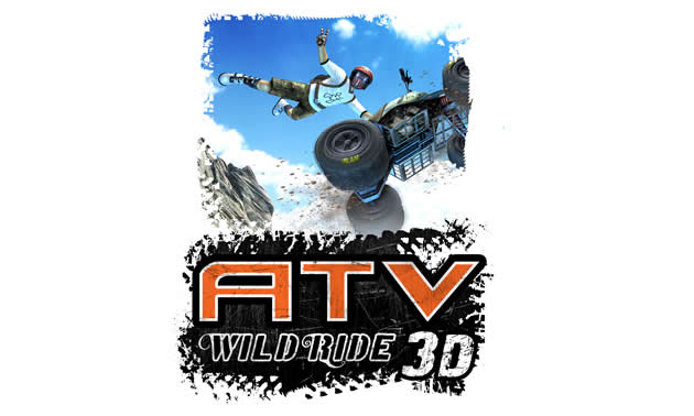 Front cover of a game that features a guy doing a trick on a quad. 