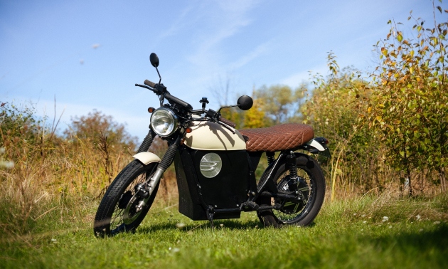 Shot of a Beachman bike sitting in the sun
