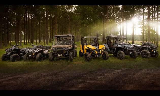The 2017 Can-Am Off-Road ATV and side-by-side vehicle lineup.