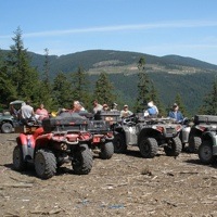 The Creston Valley Quad Squad enjoying a wonderful group ride up to boundary lake. 