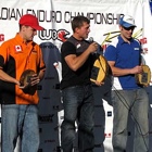 The enduro champions getting their awards