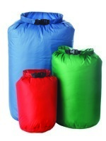 Three coloured storage bags