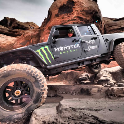 Picture of Monster Energy truck. 