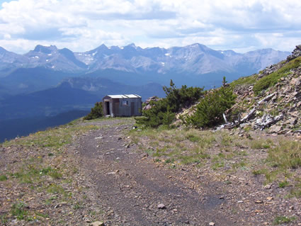 Cabin near an ATV trail