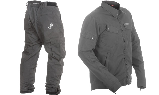 Grey Pilot Jacket and Pants from Motorfist for ATV and UTV riders. 