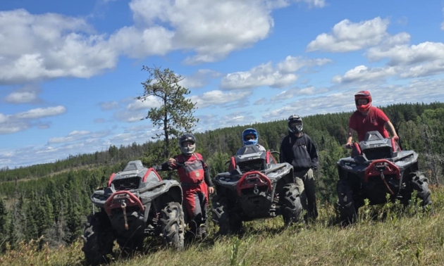 ATVers out on a ride