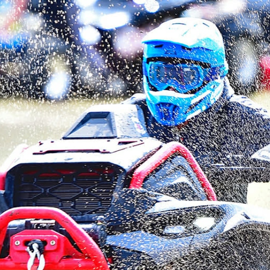 Ryan riding an ATV
