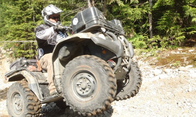 This is on a trail that is in behind the Stawamus Chief in Squamish, B.C. There is a forest service road that takes you from Squamish to the end of Indian Arm in Port Moody. Very cool ride.
