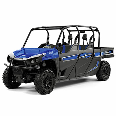 Blue Textron Offroad Stampede side by side. 