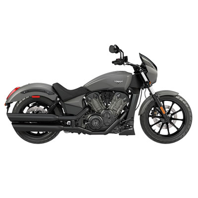 The 2017 Victory Octane cruiser in black matte finish. 