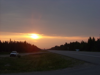 Sunset in Manitoba
