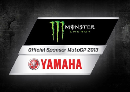 Green Monster logo and red Yamaha logo